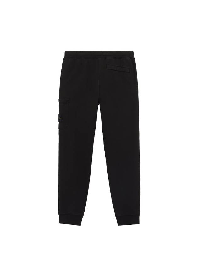 Compass Badge Capered Track Pants Black - STONE ISLAND - BALAAN 3