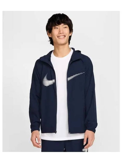 Form Dri Fit Hooded Jacket Obsidian - NIKE - BALAAN 2