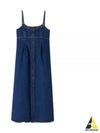 Malibu Denim Long Dress Stonewash Indigo - A.P.C. - BALAAN 2