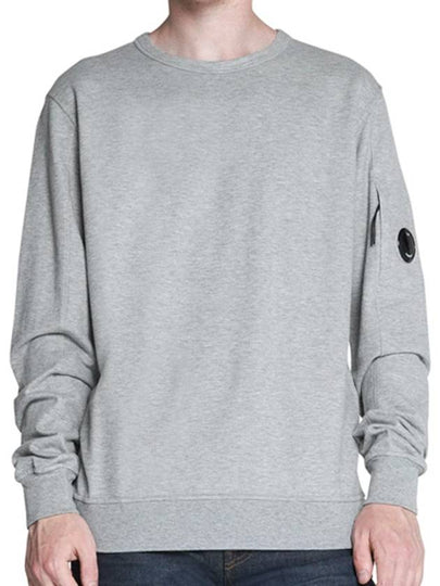 Lens Wappen Light Fleece Sweatshirt Grey - CP COMPANY - BALAAN 2