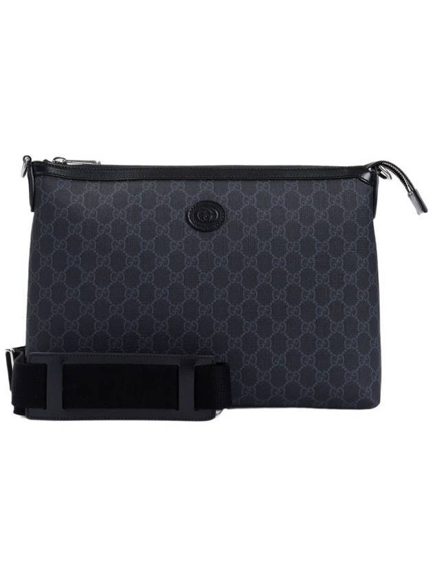 GG Interlocking Large Cross Bag Black - GUCCI - BALAAN 1