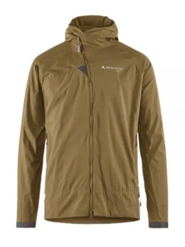 Men's Nal Hooded Windbreaker Olive - KLATTERMUSEN - BALAAN 2