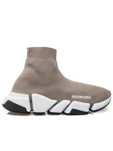 Speedrunner high top sneakers dark beige - BALENCIAGA - BALAAN 1