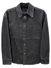 W241SH15862G Jellyfish Back Logo Denim Shirt Dark Gray Men s TLS - WOOYOUNGMI - BALAAN 1