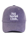 PIGMENT STITCH CAP BERRY VIOLET - NET SOCIAL CLUB - BALAAN 3