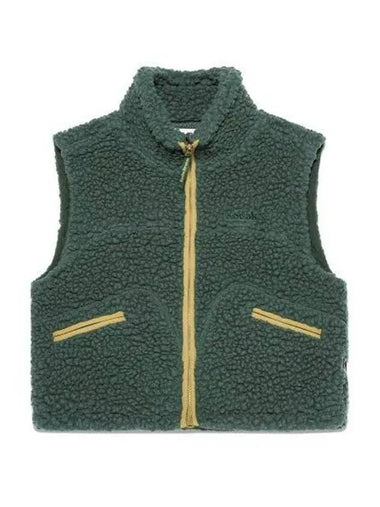 KODAK Trip Wool Fleece Crop Vest Women KHAKI - KODO - BALAAN 1