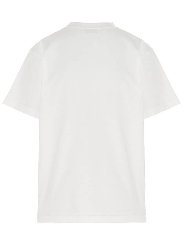 Women's The Simpsons Printing Small Fit Short Sleeve T-Shirt White - BALENCIAGA - BALAAN.