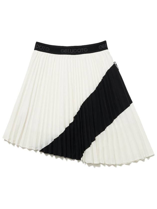 Unbalanced pleated skirtWH - BLUDOT - BALAAN 2