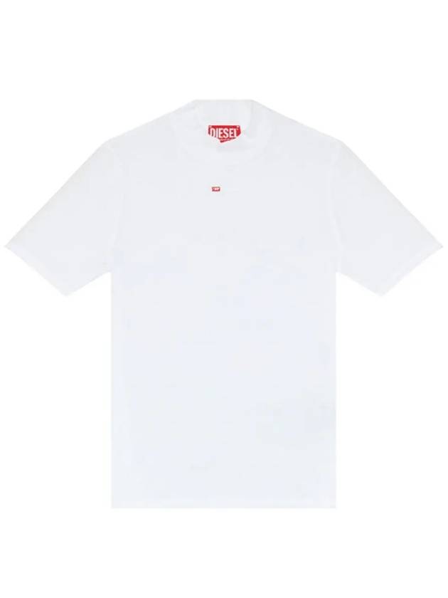 T Mokky Microdiv Logo Short Sleeve T-Shirt White - DIESEL - BALAAN 2