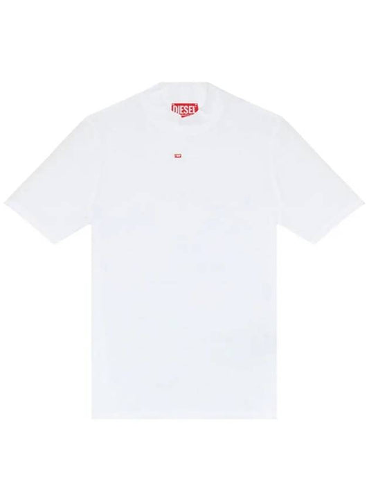 T Mokky Microdiv Logo Short Sleeve T-Shirt White - DIESEL - BALAAN 2