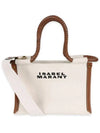 Toledo Mini Canvas Tote Bag Cognac - ISABEL MARANT - BALAAN 2