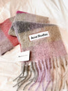 Check Mohair Muffler Fuchsia Lilac Pink - ACNE STUDIOS - BALAAN 4