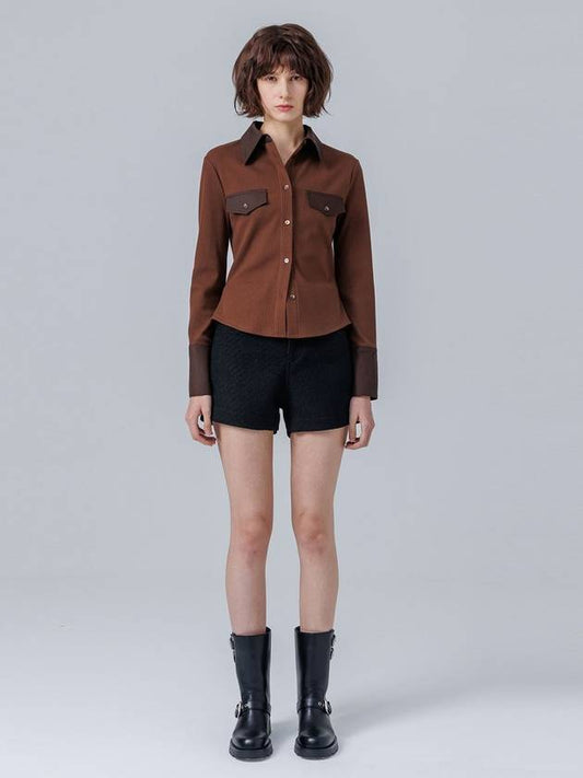 Tweed Short Pants Black - PAGE STUDIO - BALAAN 2