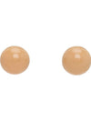 Silver & peach stud earrings - DRIES VAN NOTEN - BALAAN 3