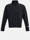 Summit Knit Half Zip Sweatshirt Black - UNDER ARMOUR - BALAAN 2