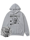 Aloha Black Overfit Hoodie Gray - MONSTER REPUBLIC - BALAAN 2