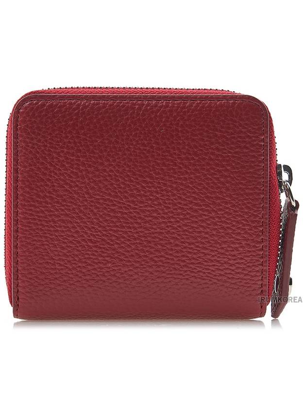 Logo Plaque Zip-Up Half Wallet Red - VIVIENNE WESTWOOD - BALAAN 4