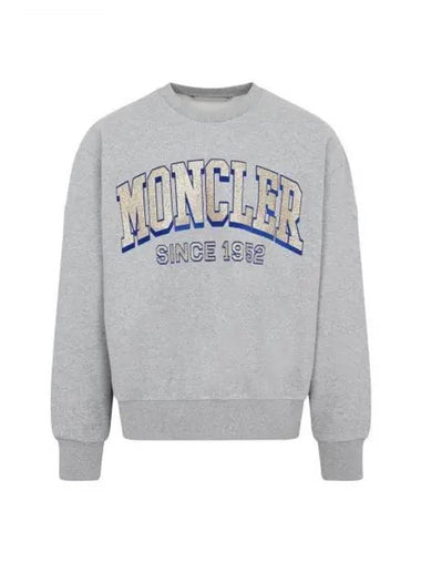 8G00019 M2642 984 Glitter Logo Sweatshirt - MONCLER - BALAAN 1