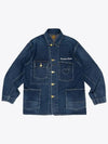 Denim Coverall Future Jacket Indigo HM28JK002 - HUMAN MADE - BALAAN 1