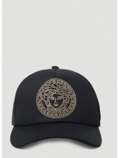 Stud Medusa Baseball Ball Cap Black - VERSACE - BALAAN 2