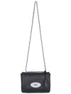 Lily Small Goat Leather Shoulder Bag Black - MULBERRY - BALAAN 4