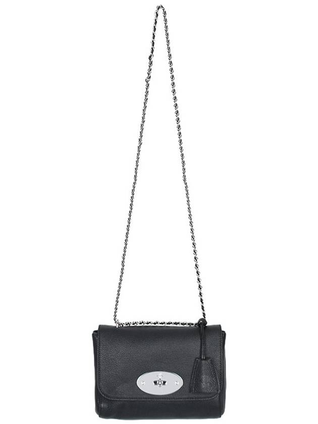 Lily Small Goat Leather Shoulder Bag Black - MULBERRY - BALAAN 4