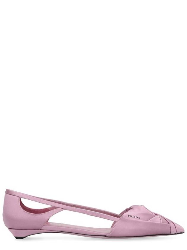 Cutout Satin Ballerina Pink - PRADA - BALAAN 2