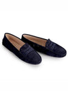 Gommino Suede Driving Shoes Blue - TOD'S - BALAAN 8