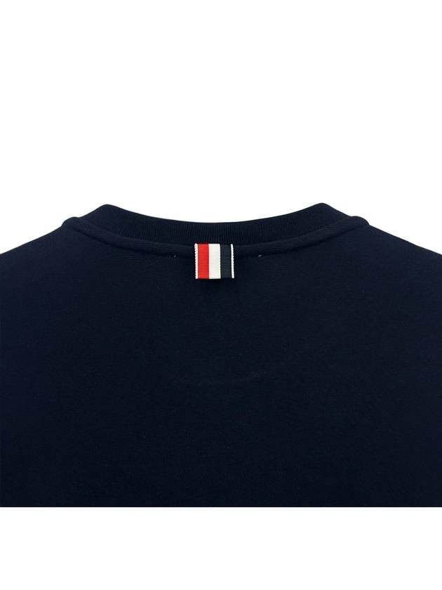 Cotton Rugby Short Sleeve T-Shirt Navy - THOM BROWNE - BALAAN 6