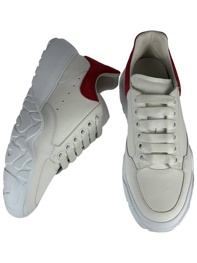 Court Trainer Red Tab Low Top Sneakers White - ALEXANDER MCQUEEN - BALAAN 4