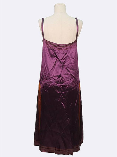 524352VET50 Purple color silk women s tank top dress size 40 - BOTTEGA VENETA - BALAAN 2