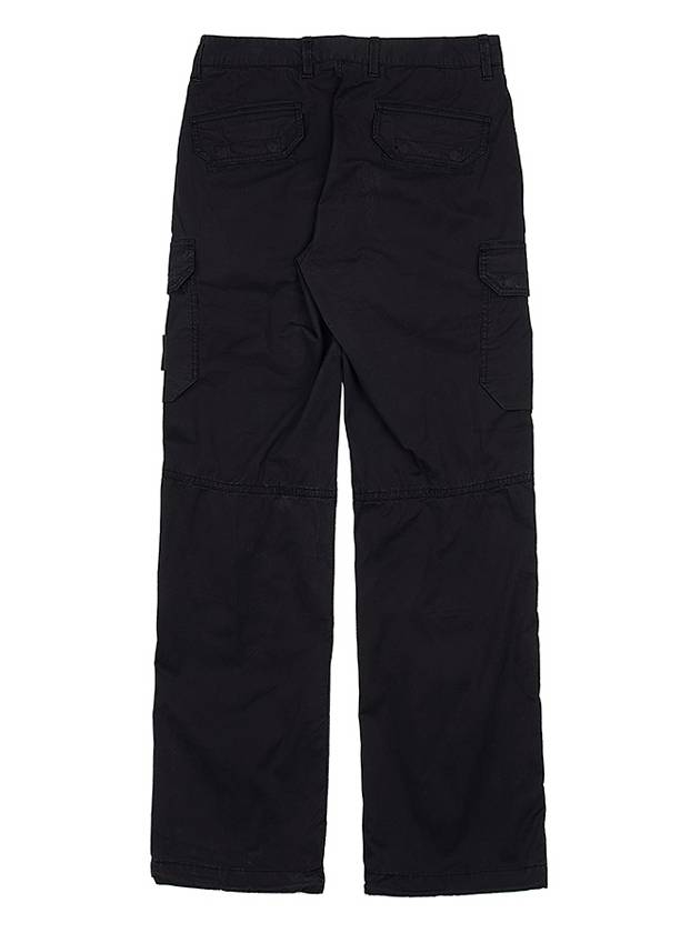 Pantaloni Comfort Fit Cargo Straight Pants Black - STONE ISLAND - BALAAN 3