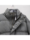 Oversized Nylon Puffer Down Jacket Grey - AMI - BALAAN 6