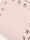 Rockstud Compact Leather Zipper Wallet NW1PO649BOL - VALENTINO - BALAAN 6