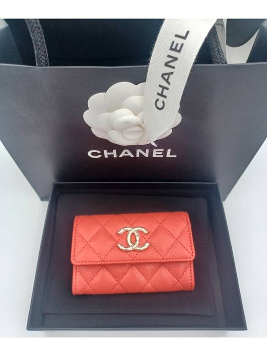 Women s CC Logo Card Wallet Hot Pink - CHANEL - BALAAN 2