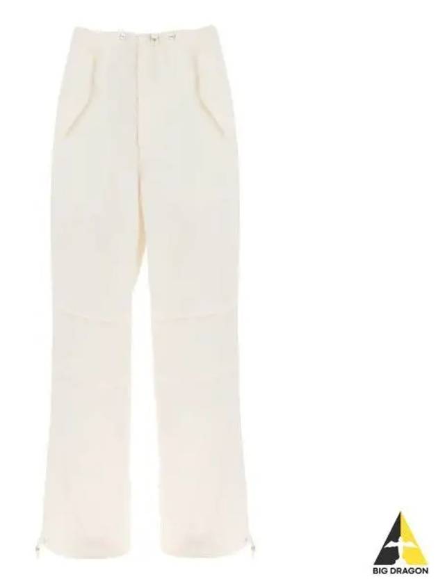 Drawstring Parachute Pants Black Ivory C2100R23 - DION LEE - BALAAN 1