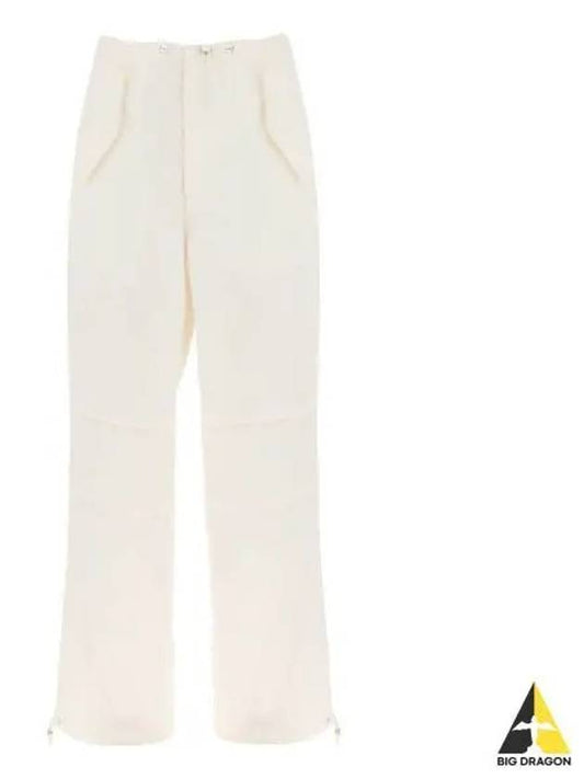 Women s Drawstring Parachute Pants Black Ivory C2100R23 - DION LEE - BALAAN 1