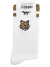 Men s Socks NM06415KT0014 CHINO BEIGE - MAISON KITSUNE - BALAAN 1