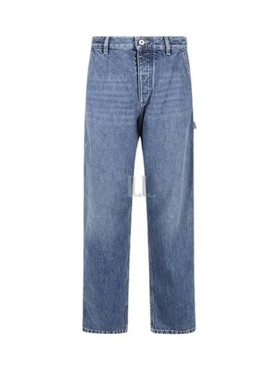 Denim Straight Jeans Blue - BOTTEGA VENETA - BALAAN 2