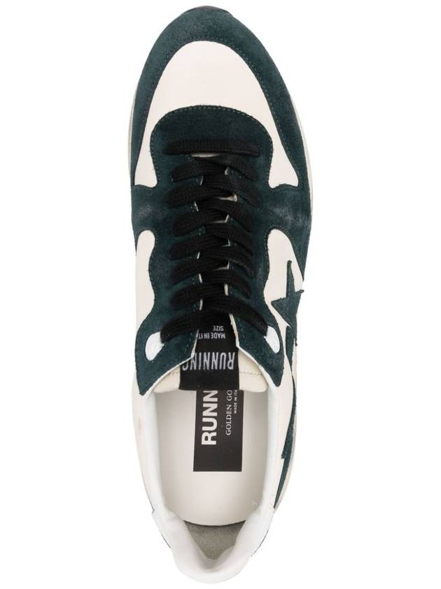 Running Sole Low Top Sneakers Dark Green - GOLDEN GOOSE - BALAAN 5