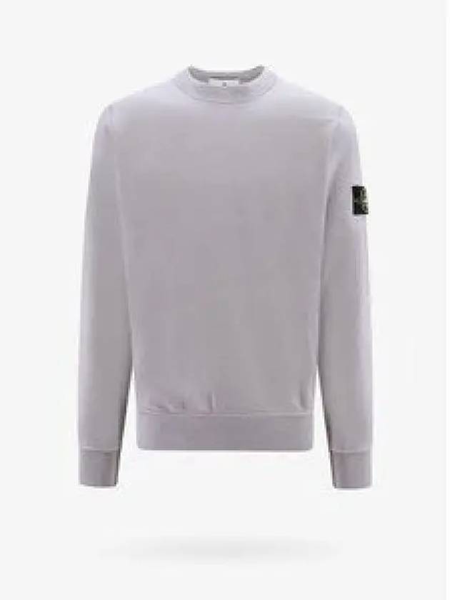 Wappen Patch Garment Dyed Sweatshirt Grey - STONE ISLAND - BALAAN 2