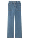 Seaside Straight Jeans Blue - A.P.C. - BALAAN.