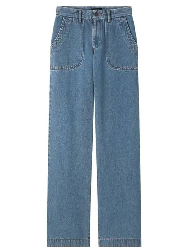 Seaside Straight Jeans Blue - A.P.C. - BALAAN.