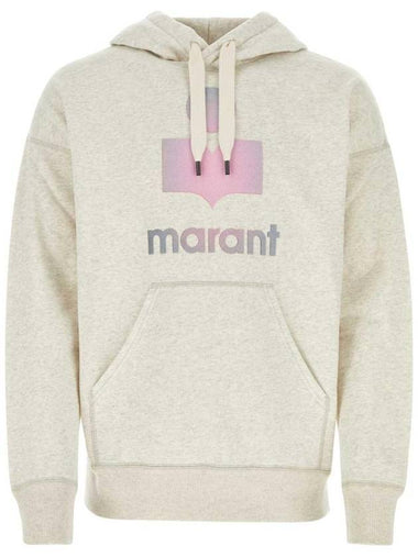 Miley Logo Print Hoodie Ecru - ISABEL MARANT - BALAAN 1