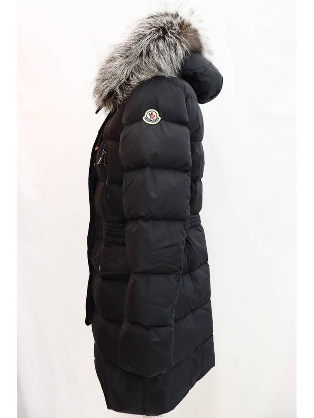 Aphroti Long Down Padded Jacket Black - MONCLER - BALAAN 7