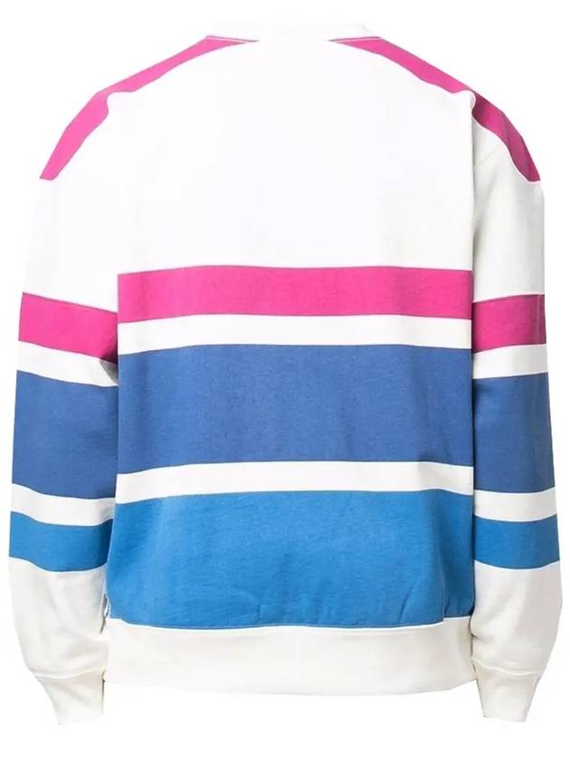 Mayoan Logo Striped Sweatshirt Blue - ISABEL MARANT - BALAAN 4