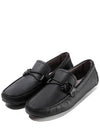 Salvatore Gancini Driving Shoes Black - SALVATORE FERRAGAMO - BALAAN.