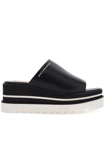 Sneak Ellis Platform Slippers Black - STELLA MCCARTNEY - BALAAN 2