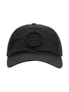 Logo Nylon Metal 6-Panel Ball Cap Black - STONE ISLAND - BALAAN 1