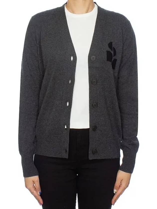 KARIN logo cardigan CA0008FA A1X05E 02AN - ISABEL MARANT - BALAAN 2